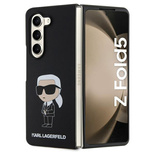 Etui Karl Lagerfeld Silicone Ikonik do Samsung Galaxy Z Fold 5 - czarne