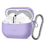 Tech-Protect Silikon-Hakenhülle für Samsung Galaxy Buds 3 / 3 FE / 3 Pro, Lila