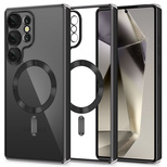 Etui Tech-Protect MagFlex na Samsung Galaxy S25 Ultra - przezroczysto-czarne