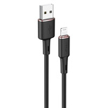 Acefast Kabel MFI USB - Lightning 1,2m, 2,4A schwarz (C2-02 schwarz)