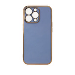 Lighting Color Case for Xiaomi Redmi Note 11 gold frame gel cover blue