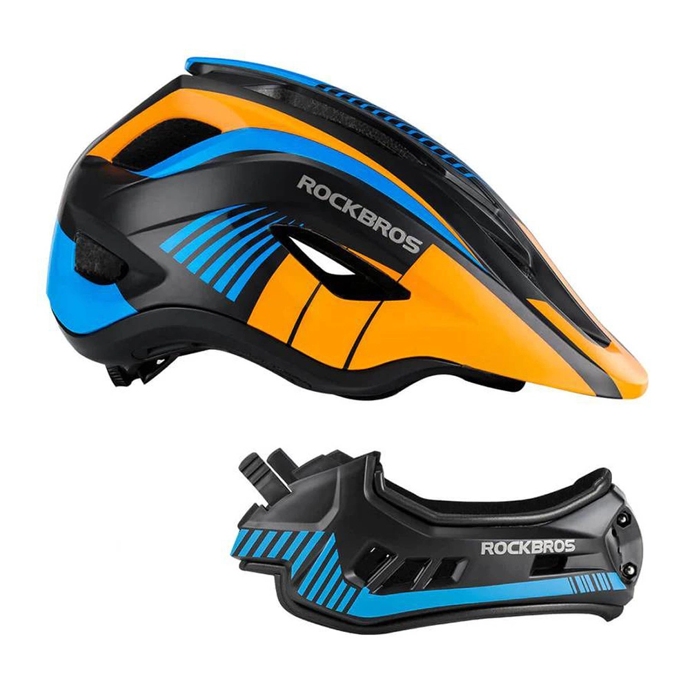 Rockbros TT-32SOBL-M detachable bicycle helmet chinbar