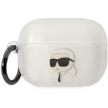 Etui Karl Lagerfeld Ikonik Karl na AirPods Pro 2 - przezroczyste