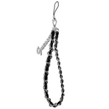 Zawieszka Guess Chain Metal Logo Charm - czarna