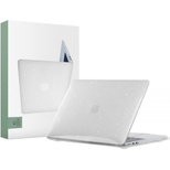 Etui Tech-Protect SmartShell na MacBook Air 13" M2 / M3 / 2022-2024 - przezroczysto-brokatowe