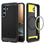 Spigen Rugged Armor Mag MagSafe Case für Samsung Galaxy S25+ - Mattschwarz