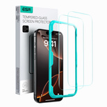 ESR Tempered Glass 2-PACK for iPhone 16 - transparent