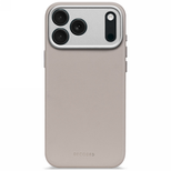 Decoded Leather Backcover Case mit MagSafe für iPhone 17 Pro Max - Grau