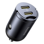 Baseus Tiny Star 30W 2xUSB-C Car Charger - Black - OUTLET