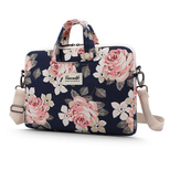 Canvaslife Briefcase Laptop Bag 13-14&#39;&#39; - Navy Blue/Pink