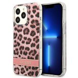 Guess GUHCP13LHSLEOP iPhone 13 Pro / 13 6.1&quot; pink/pink hardcase Leopard