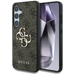 Guess Big 4G Logo Classic Logo Hülle für Samsung Galaxy S25 Braun
