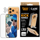 CARE by PanzerGlass Feature Kick 3in1 Case + Glas + Objektivschutz-Kit für iPhone 17 Pro