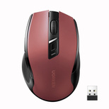 Ugreen MU006 optical wireless USB mouse 2.4GHz 4000 DPI - red