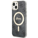 Guess 4G MagSafe case for iPhone 14 Plus - black