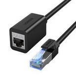 Ugreen Verlängerungskabel Ethernet RJ45 Cat8 40000 Mbps / 40 Gbps 1m schwarz (NW192 50199)