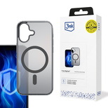 3mk Frosty MagCase für iPhone 16 - Schwarz