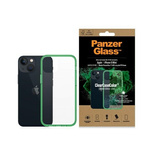 PanzerGlass ClearCase antibacterial Military Grade certified case for iPhone 13 mini - transparent green