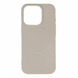 Liquid Silicone Case MagSafe für iPhone 16 Pro – Beige