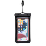 Wozinsky WWE-01 waterproof case with PVC armband - black