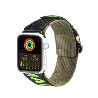 Dux Ducis Strap (Outdoor Version) pasek Apple Watch Ultra, SE, 9, 8, 7, 6, 5, 4, 3, 2, 1 (49, 45, 44, 42 mm) nylonowa opaska bransoleta czarno-zielony
