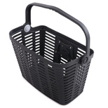 Wozinsky WKR-PK plastic handlebar bicycle basket - black