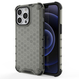 Honeycomb Case armor cover with TPU Bumper for iPhone 13 Pro black