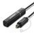 Micro USB-B (żeński) || TOSLINK (męski)