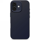 Decoded AntiMicrobial Silicone Backcover MagSafe case for iPhone 17 - navy blue