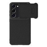 Nillkin Synthetic Fiber S Case für Samsung Galaxy S23, Kameraabdeckung, schwarz