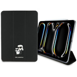 Etui Karl Lagerfeld Saffiano Magnetic Karl & Choupette na iPad Pro 11" 2024 Book Cover - czarne