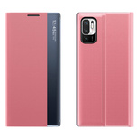 New Sleep Case pokrowiec etui z klapką z funkcją podstawki Xiaomi Redmi Note 11 Pro 5G / 11 Pro różowy