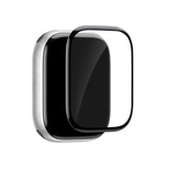 Puro Flexible Shield Schutzfolie mit Applikator für Apple Watch 10/11 46 mm – Schwarz