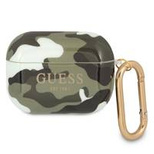 Etui Guess Camo Collection na AirPods Pro - zielone