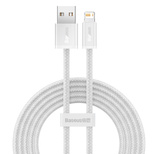 Baseus Dynamic Series 2,4A USB-A - Lightning Kabel 2 m - weiß