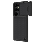 Nillkin Textured S Case für Samsung Galaxy S22 Ultra Panzerhülle mit Kameraabdeckung schwarz