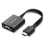 Ugreen HDMI - VGA Micro USB / Audio 3,5 mm Miniklinkenadapter schwarz (40248)