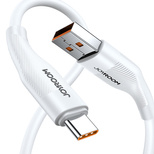 Joyroom Fast Series M12 USB-A / USB-C 6A Cable 1m - White