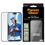 PanzerGlass Ceramic Screen Protector iPhone 16 6.1&quot; Ultra-Wide Fit 2853