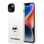 Karl Lagerfeld KLHMP14MSNCHBCH iPhone 14 Plus 6.7&quot; Hardcase weiß/weiß Silikon Choupette MagSafe