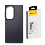 Wozinsky Carbon Fiber Case with MagSafe for Samsung Galaxy S25+ - Black