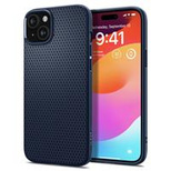 Etui Spigen Liquid Air na iPhone 15 Plus - niebieskie