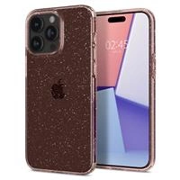 Etui Spigen Liquid Crystal Glitter na iPhone 15 Pro - różowo-przezroczyste