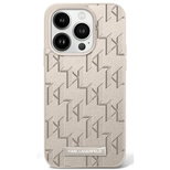 Karl Lagerfeld Hot Stamp Magsafe iPhone 16 Pro Max Case - Beige