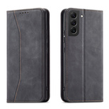 Magnet Fancy Case for Samsung Galaxy A34 5G flip cover wallet stand black