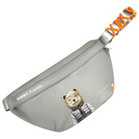 Nimmy Crossbody Cool&amp;Cute 2.0 Bären-Umhängetasche - Grau
