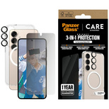 CARE by PanzerGlass Flaggschiff 3in1 Schutzhülle + Sichtschutzglas + Linse für Samsung Galaxy S25+