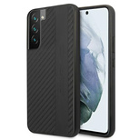 AMG Carbon Stripe&amp;Embossed Case für Samsung Galaxy S22+ - Schwarz
