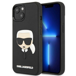 Karl Lagerfeld KLHCP14MKH3DBK iPhone 14 Plus 6.7 "black / black hardcase 3D Rubber Karl's Head