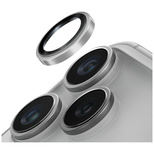 Szkło na aparat UNIQ Optix Prime Camera Lens Protector na iPhone 17 Pro / 17 Pro Max z aplikatorem - srebrne
